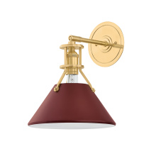 Hudson Valley MDS350-AGB/CRN - Painted No. 2 Wall Sconce