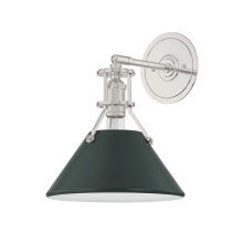 Hudson Valley MDS350-PN/SSG - Painted No. 2 Wall Sconce