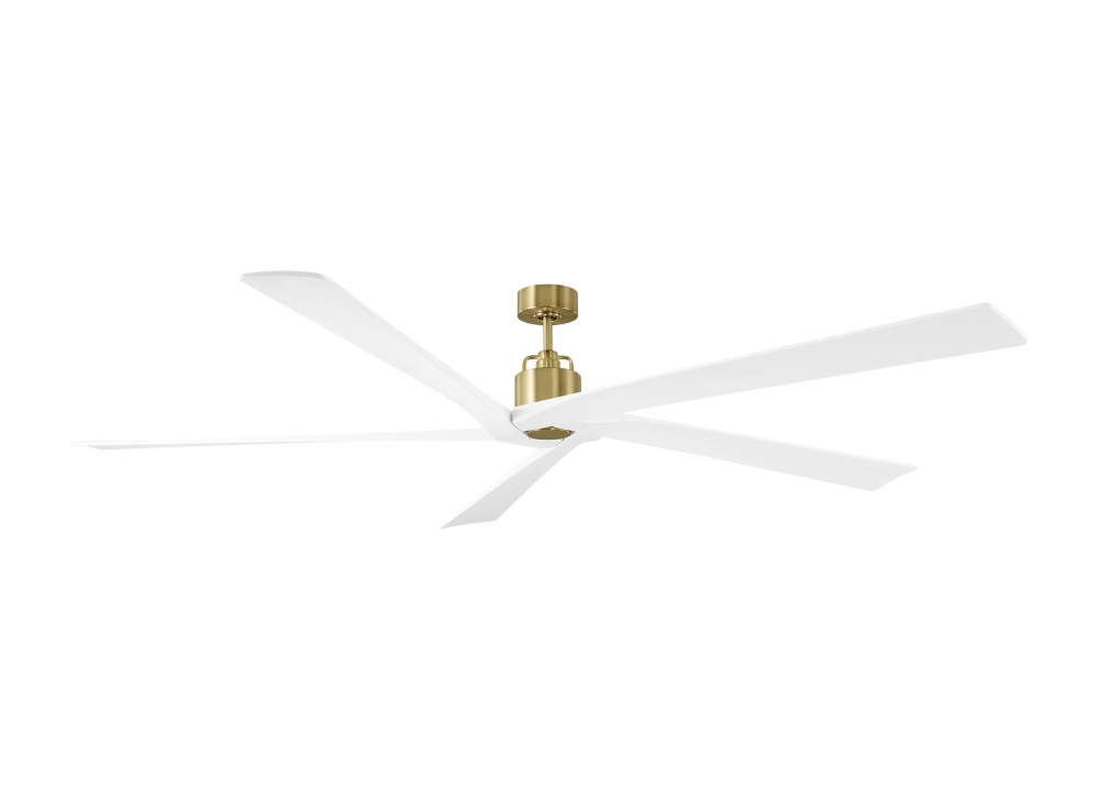 Aspen 84 - Burnished Brass w Matte White Blades