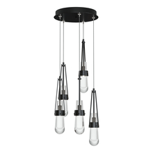 Hubbardton Forge 131127-SKT-STND-89-ZM0434 - Link 5-Light Clear Glass Pendant