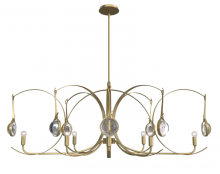 Hubbardton Forge 131085-SKT-MULT-86-86-ZM0786 - Optic 8-Light Oval Pendant