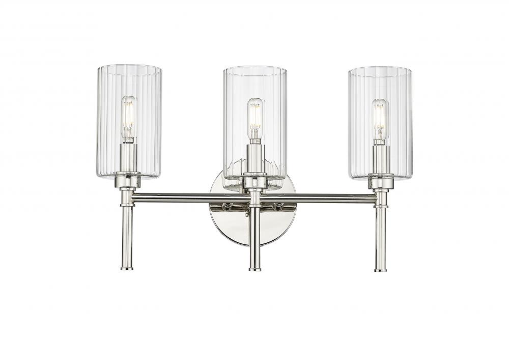 Chastine 3-Light Vanity Polished Nickel