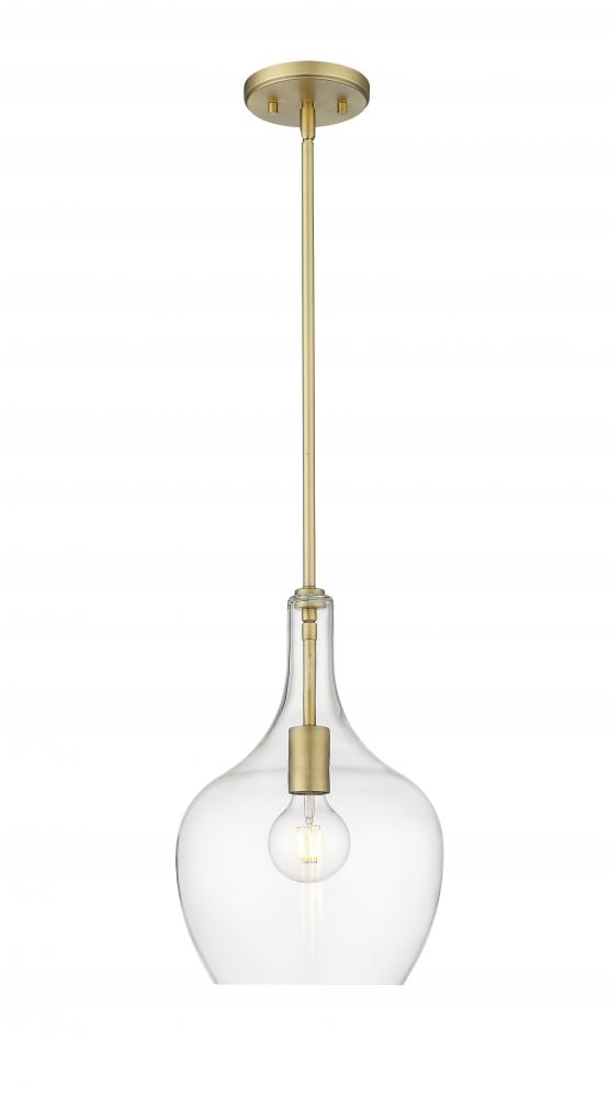 Lamara 1-Light Pendant Light Vintage Brass