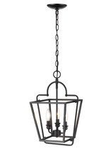 Millennium 3236-MB - 3-Light Pendant light Matte Black