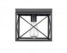 Millennium 94101-MB - 1-Light Flushmount Ceiling Light Matte Black