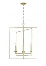 Millennium 3232-MG - Nellis 4-Light Pendant light Modern Gold