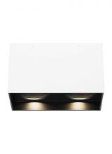 Visual Comfort & Co. Modern Collection 700FMEXOD660WW-LED927 - Exo 6 Dual Flush Mount