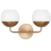 Visual Comfort & Co. Studio Collection 4468102EN3-848 - Alvin Two Light Wall / Bath