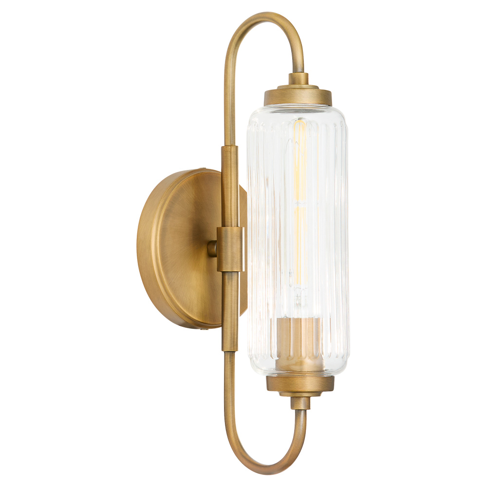 WHITMIRE 1 LIGHT WALL MOUNT - BRUSHED BRASS