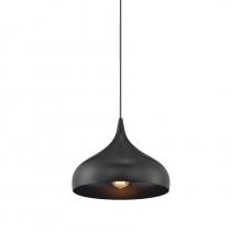 Savoy House Meridian M70075MBK - 1-Light Plug-In Mini Pendant in Matte Black