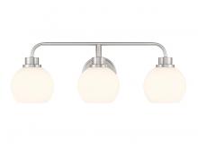 Savoy House Meridian M80081BN - 3-Light Bathroom Vanity Light in Brushed Nickel