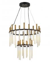 Fredrick Ramond FR30708BLK - Medium LED Multi Tier Chandelier