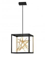 Fredrick Ramond FR46407BLK - Large LED Open Frame Pendant