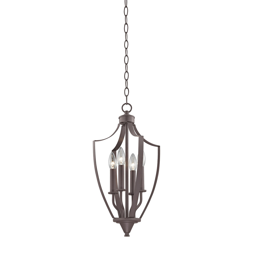 Thomas - Foyer 11'' Wide 4-Light Mini Pendant - Oil Rubbed Bronze