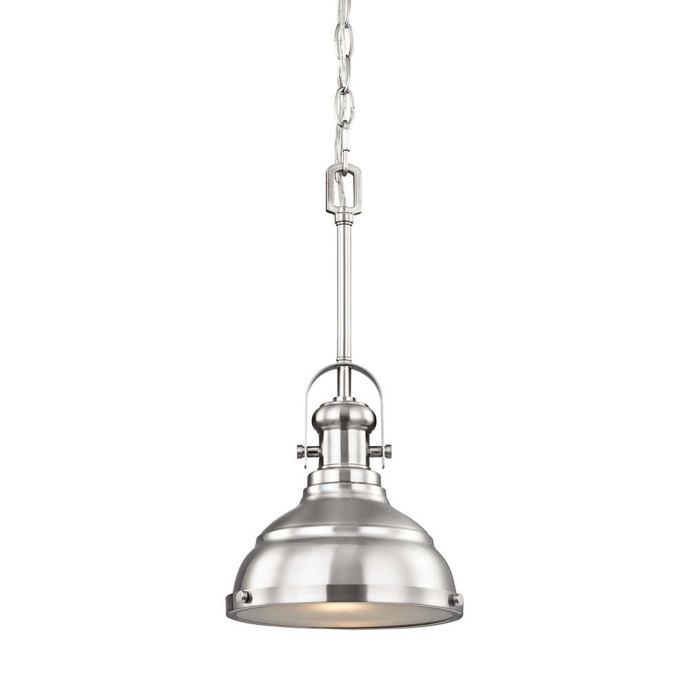 Thomas - Blakesley 8'' Wide 1-Light Mini Pendant - Brushed Nickel