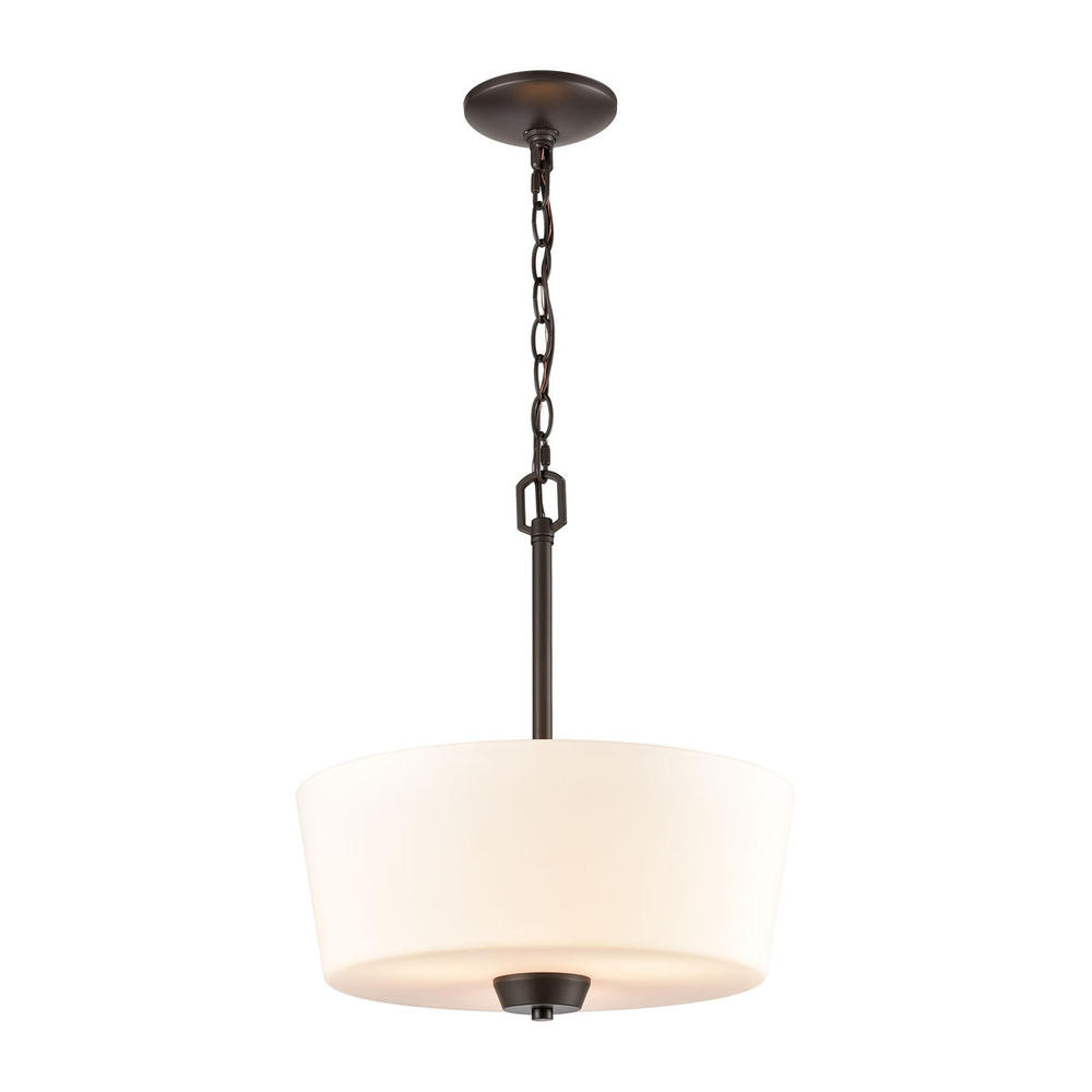 Thomas - Winslow 15'' Wide 3-Light Pendant - Oil Rubbed Bronze