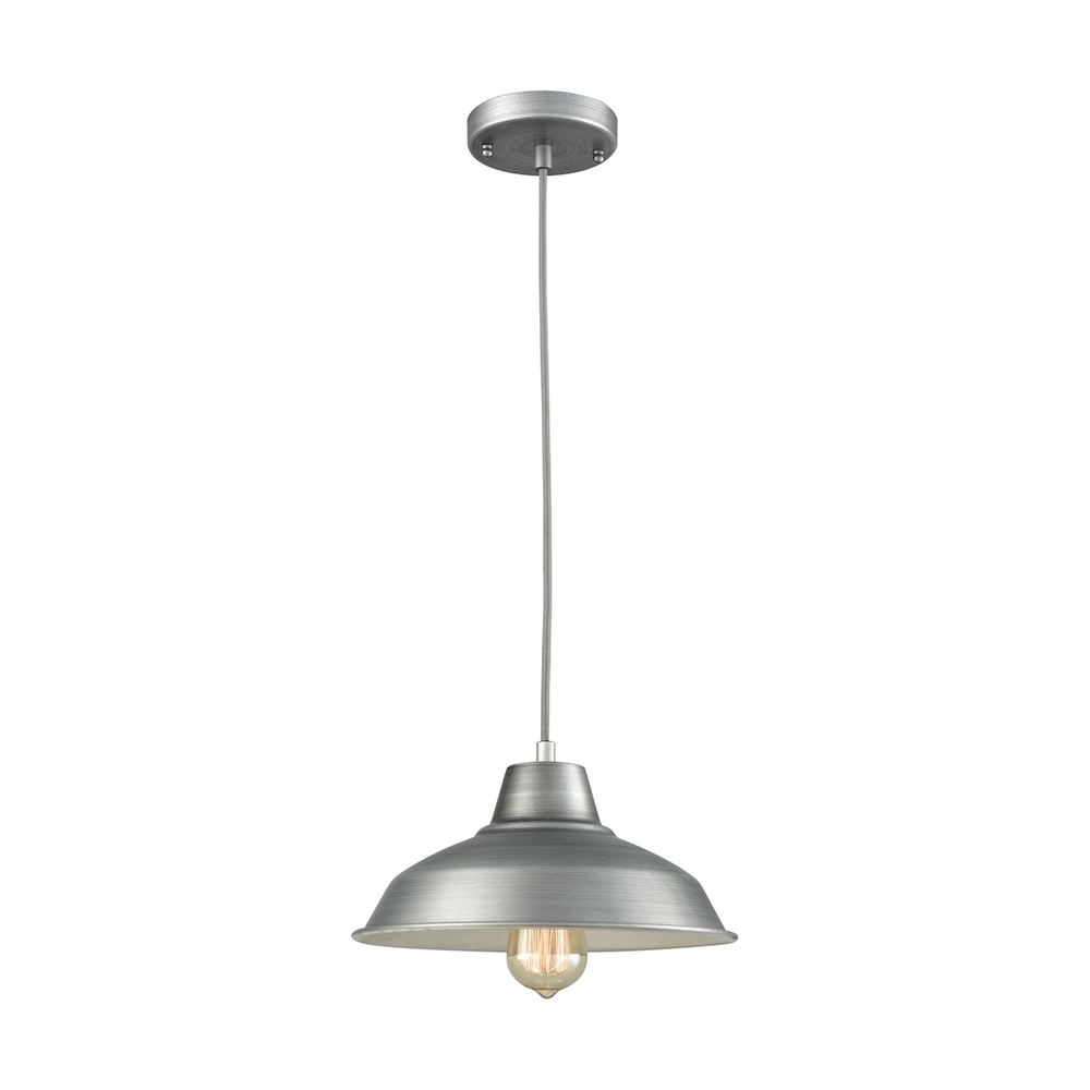 Thomas - Classic Loft 11'' Wide 1-Light Mini Pendant - Weathered Zinc