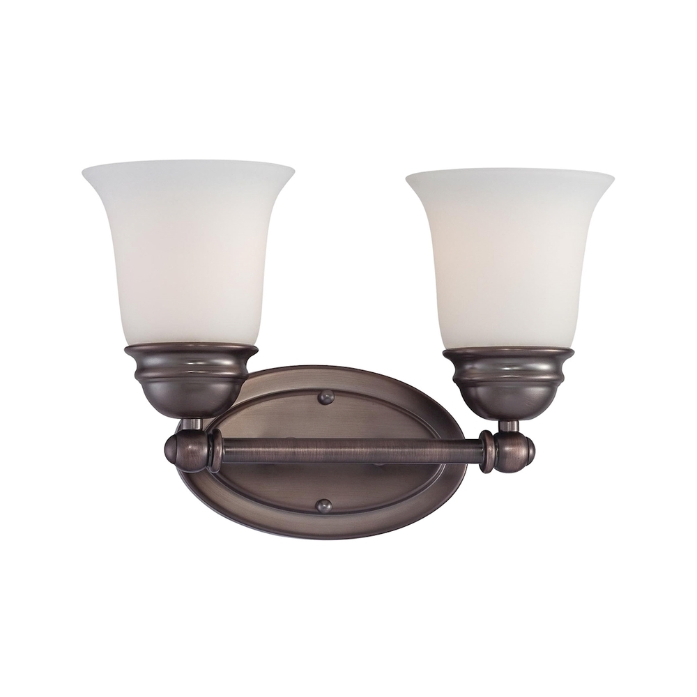 Thomas - Bella 13'' Wide 2-Light Vanity Light - Oiled Bronze