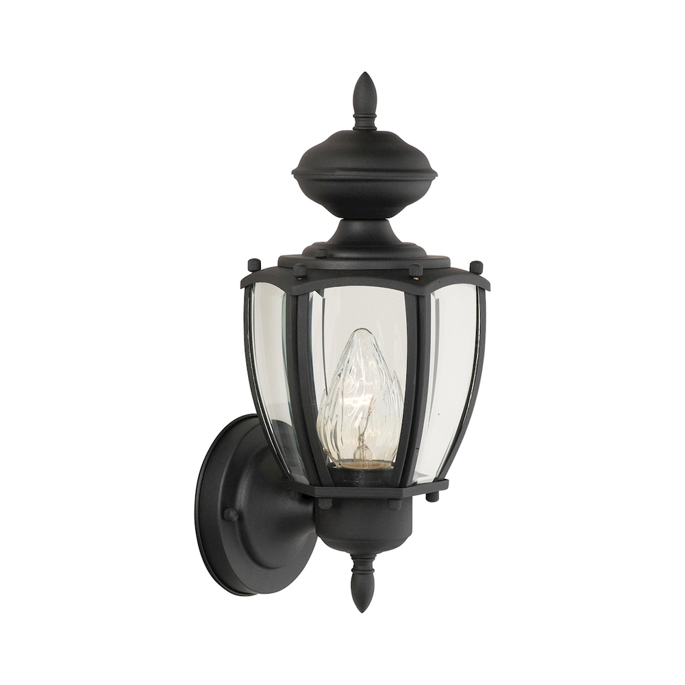 Thomas - Park Avenue 12'' High 1-Light Outdoor Sconce - Black