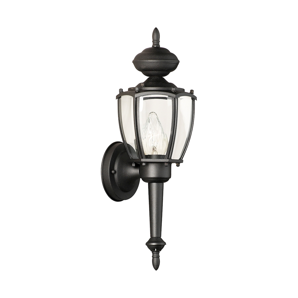 Thomas - Park Avenue 17.5'' High 1-Light Outdoor Sconce - Black