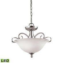 ELK Home 1002CS/20-LED - Thomas - Brighton 16'' Wide 2-Light Semi Flush Mount - Brushed Nickel