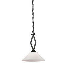 ELK Home 2401PL/10 - Thomas - Tribecca 1-Light Mini Pendant in Oil Rubbed Bronze with White Glass