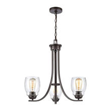 ELK Home CN320321 - Thomas - Calistoga 23'' Wide 3-Light Chandelier - Oil Rubbed Bronze