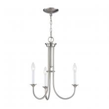 ELK Home CN340322 - Thomas - Meadowview 18'' Wide 3-Light Chandelier - Brushed Nickel