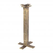 ELK Home H0897-10927 - Splay Candleholder - Large Aged Brass