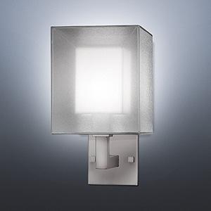 One Light Nickel Wall Light